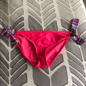 Hot pink bikini bottoms